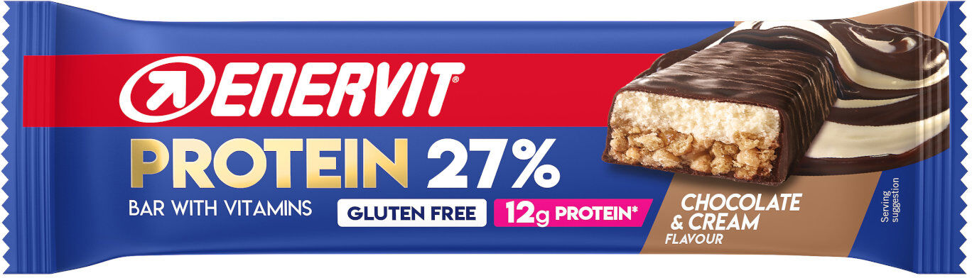 enervit power sport protein bar 1 barretta da 45 grammi cioccolato e crema