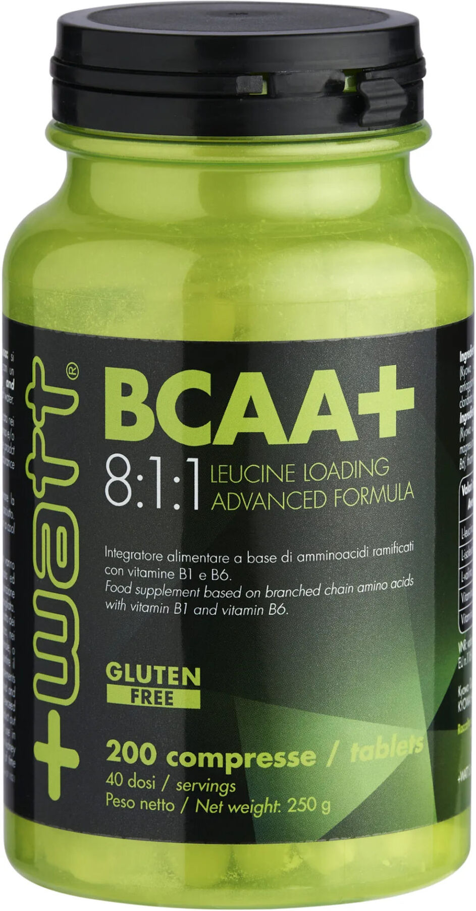 +watt bcaa+ 8:1:1 200 compresse