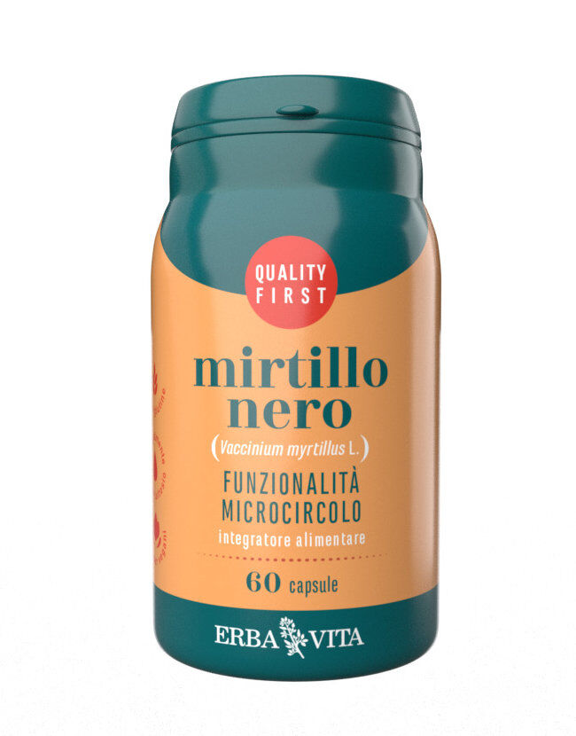 erba vita capsule monoplanta - mirtillo nero 60 capsule