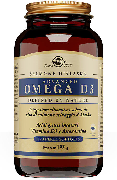 solgar advanced omega d3 120 perle softgels