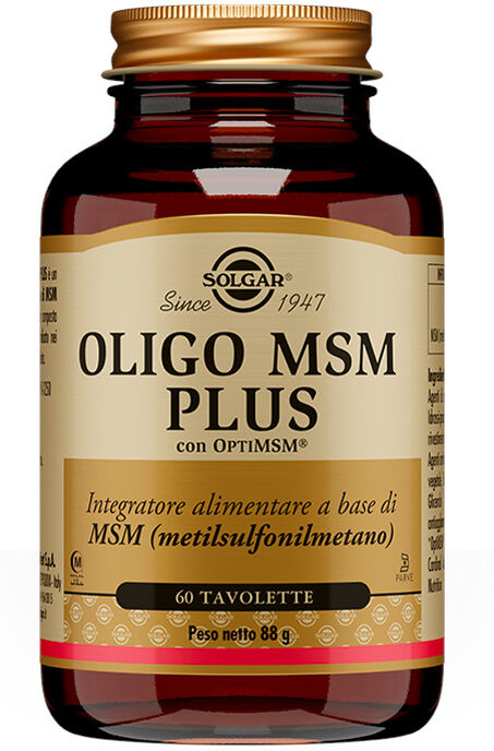 solgar oligo msm plus 60 tavolette