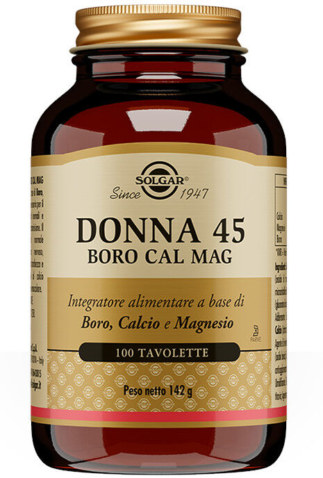 solgar donna 45 boro cal mag 100 tavolette