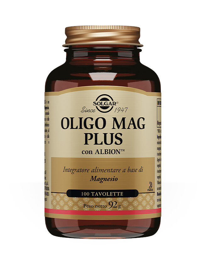 solgar oligo mag plus 100 tavolette