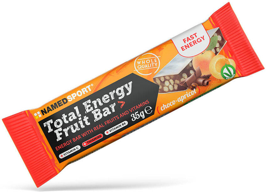 named sport total energy fruit bar 1 barretta da 35 grammi frutta gialla (albicocca e pesca)