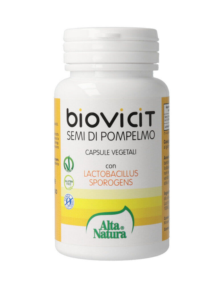 alta natura biovicit semi di pompelmo - capsule vegetali 60 capsule vegetali