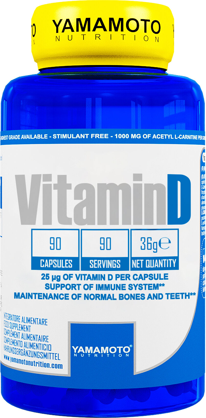 yamamoto nutrition vitamin d 25mcg 90 capsule