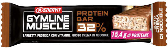 enervit gymline muscle protein bar 32% 1 barretta da 48 grammi torta al limone