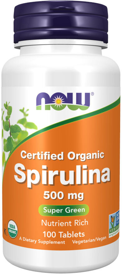 now foods spirulina 500mg 200 compresse