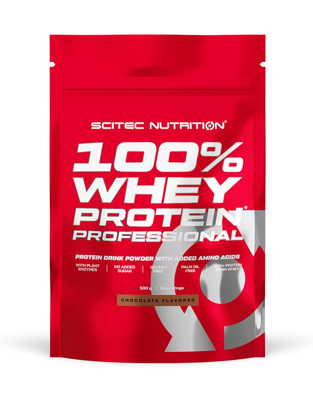 scitec nutrition 100% whey protein professional 500 grammi fragola