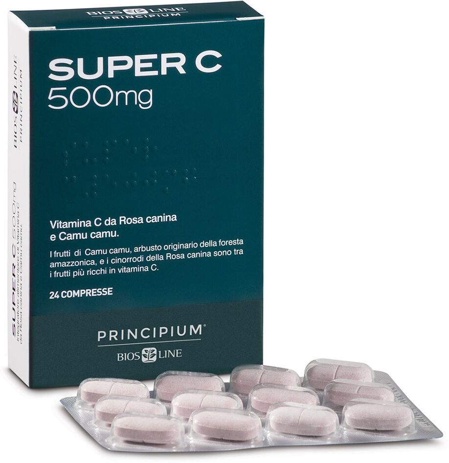 bios line principium - super c 500mg 24 compresse