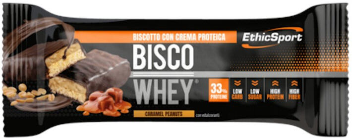 ethicsport bisco whey display barretta proteica 40 g cocco