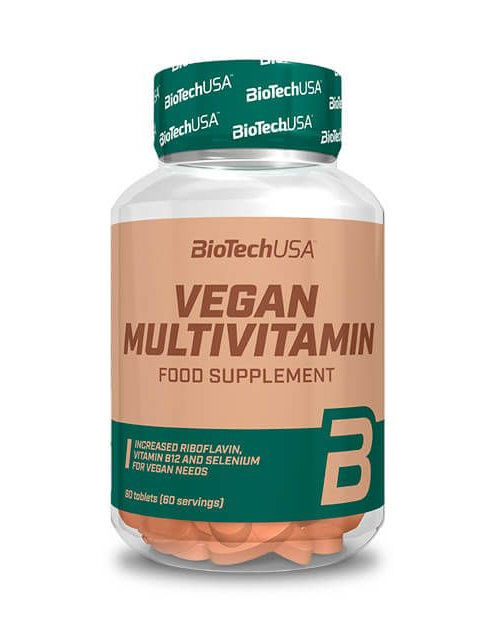 biotech usa vegan multivitamin 60 compresse