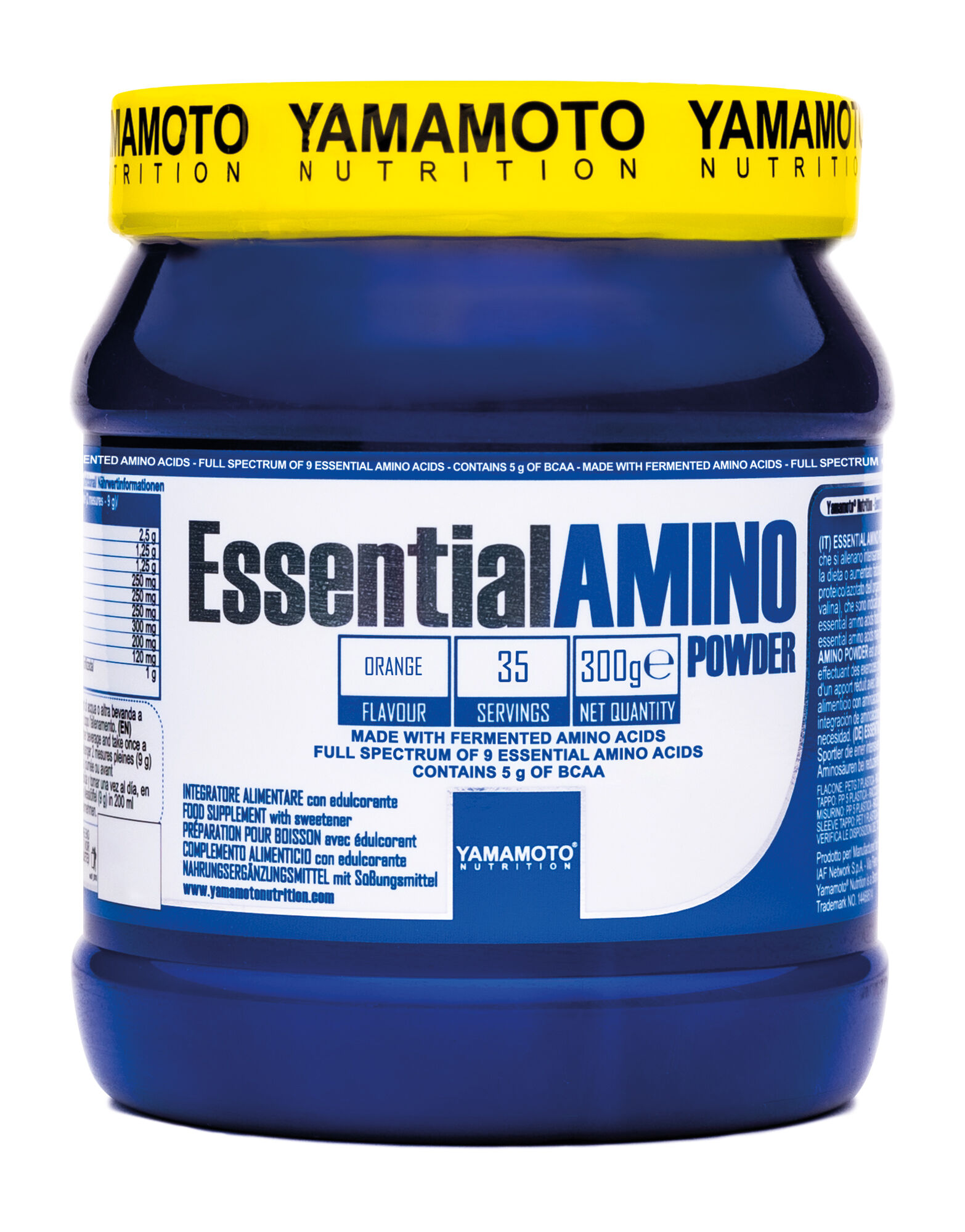 yamamoto nutrition essential amino powder 300 grammi arancia