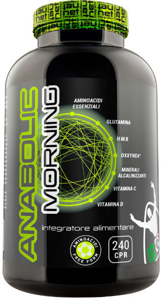 net integratori anabolic morning 240 compresse