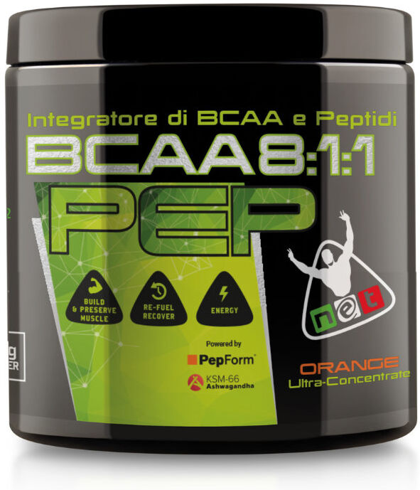 net integratori bcaa pep 8:1:1 210 g arancia