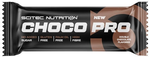 scitec nutrition choco pro bar 50 g cioccolato bianco e fragola