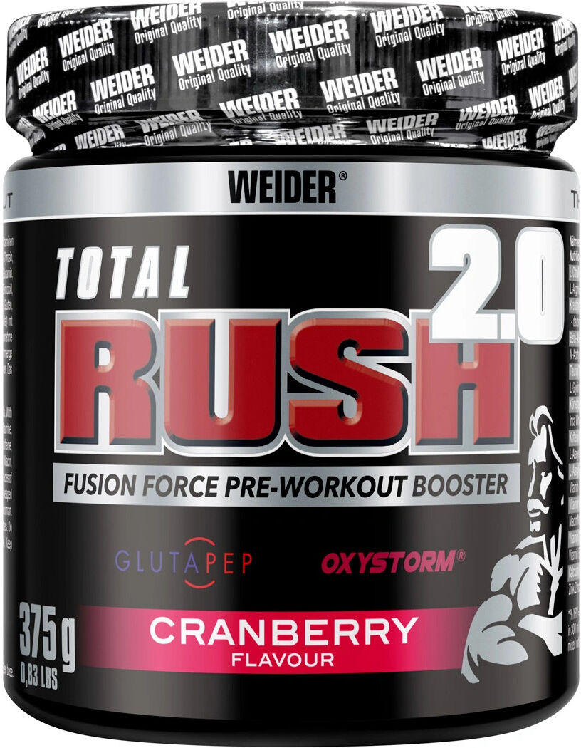 weider total rush 2.0 375 g mirtillo rosso