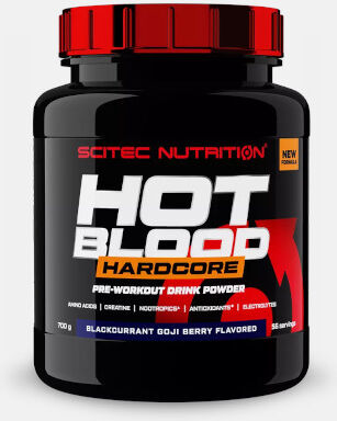 scitec nutrition hot blood hardcore 700 g frutti rossi