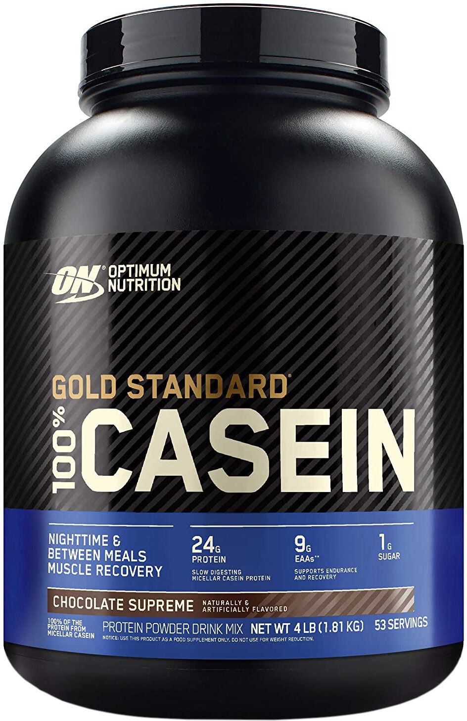 OPTIMUM NUTRITION 100% Casein Gold Standard 1820 Grammi Vaniglia