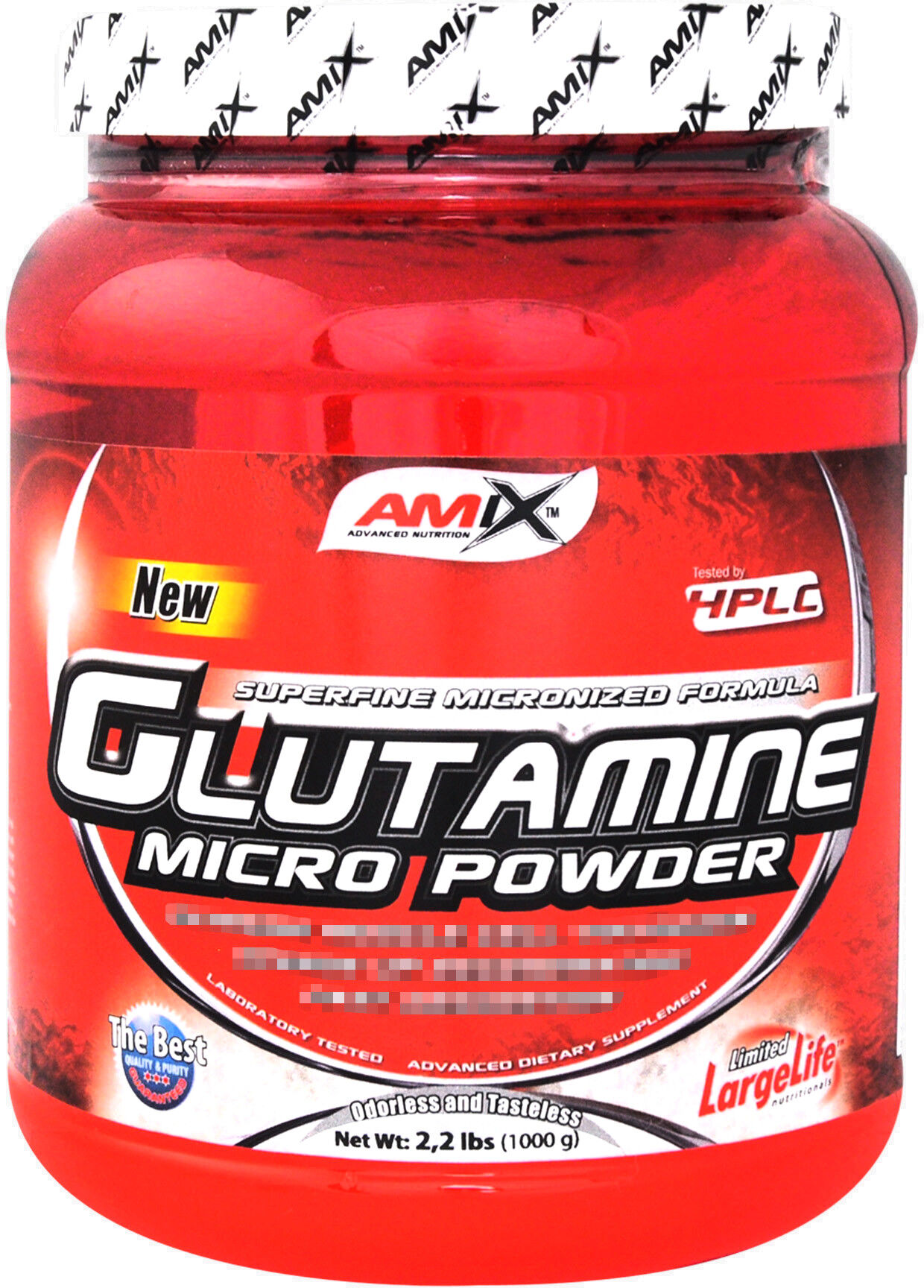 AMIX Glutamine Micro Powder 1000 Grammi