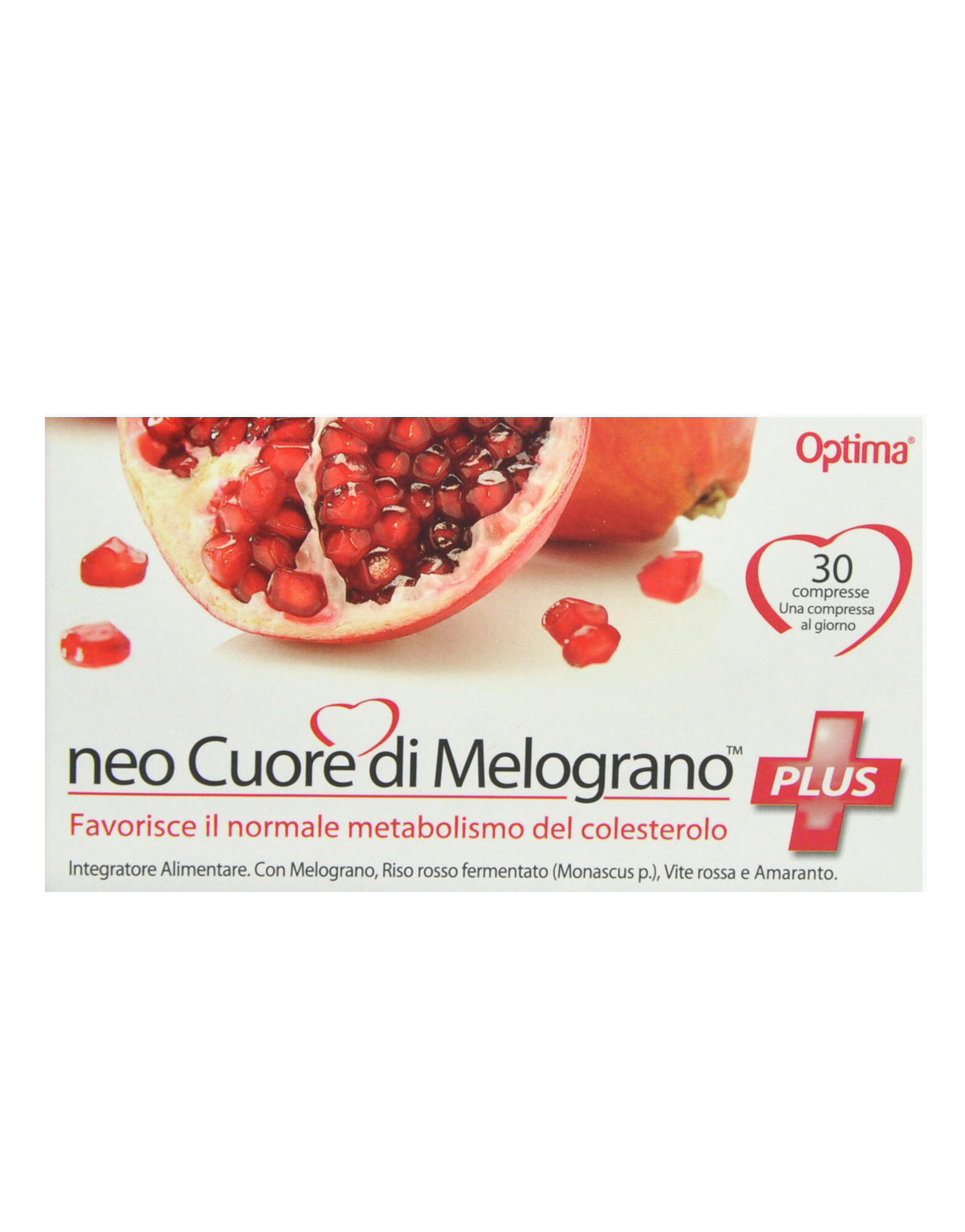 OPTIMA Neo Cuore Di Melograno - Plus 30 Compresse