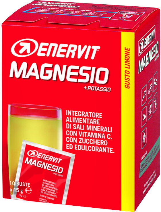 ENERVIT Magnesio + Potassio 10 Buste Da 15 Grammi Limone