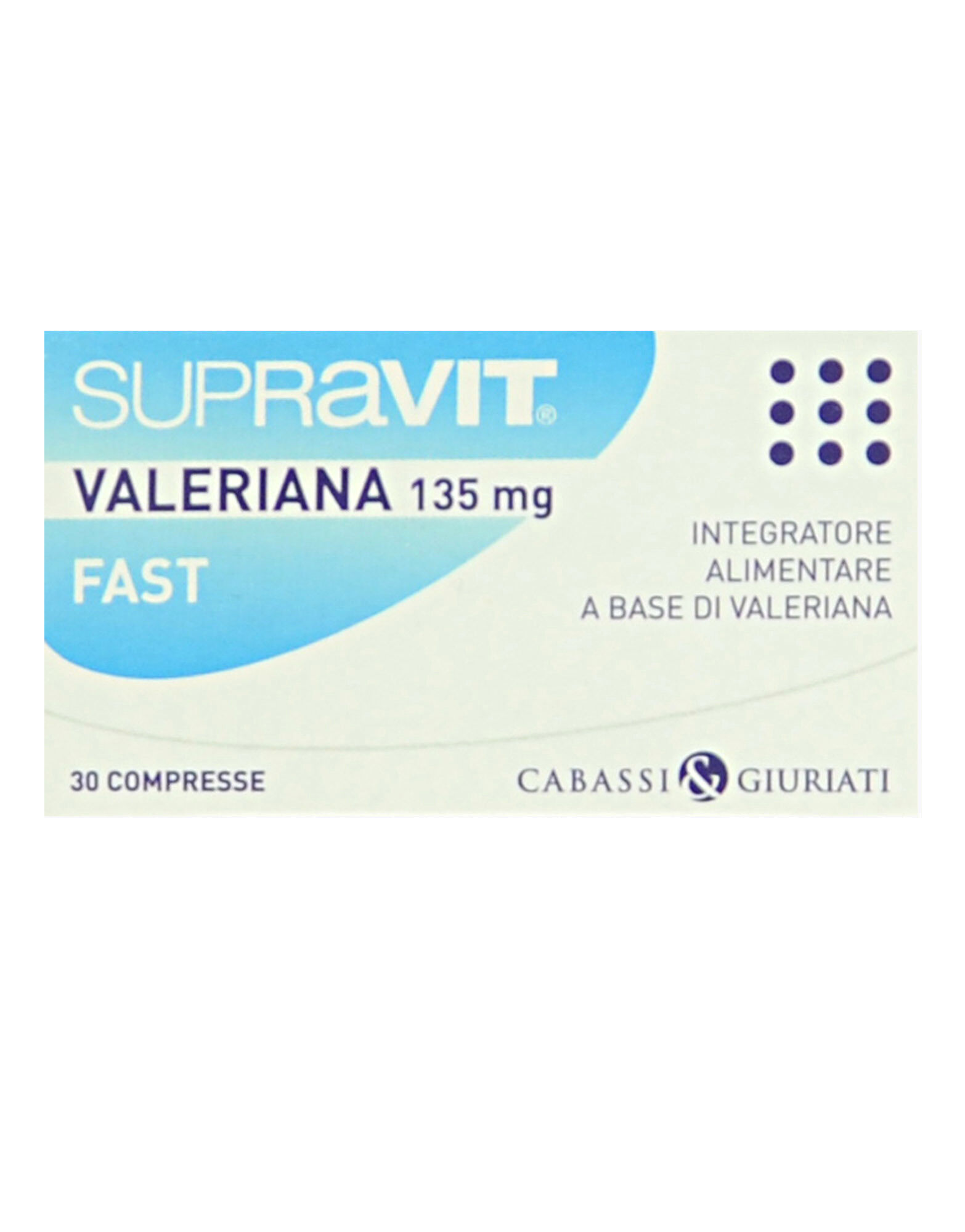 CABASSI & GIURIATI Supravit - Valeriana 135mg Fast 30 Compresse