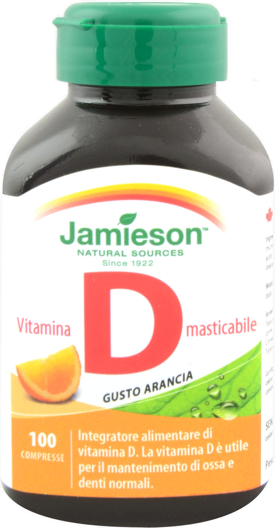 JAMIESON Vitamina D Masticabile 100 Compresse Arancia