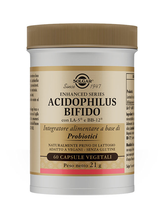 SOLGAR Acidophilus Bifido 60 Capsule Vegetali