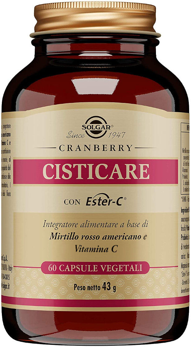 SOLGAR Cisticare Con Ester-C 60 Capsule