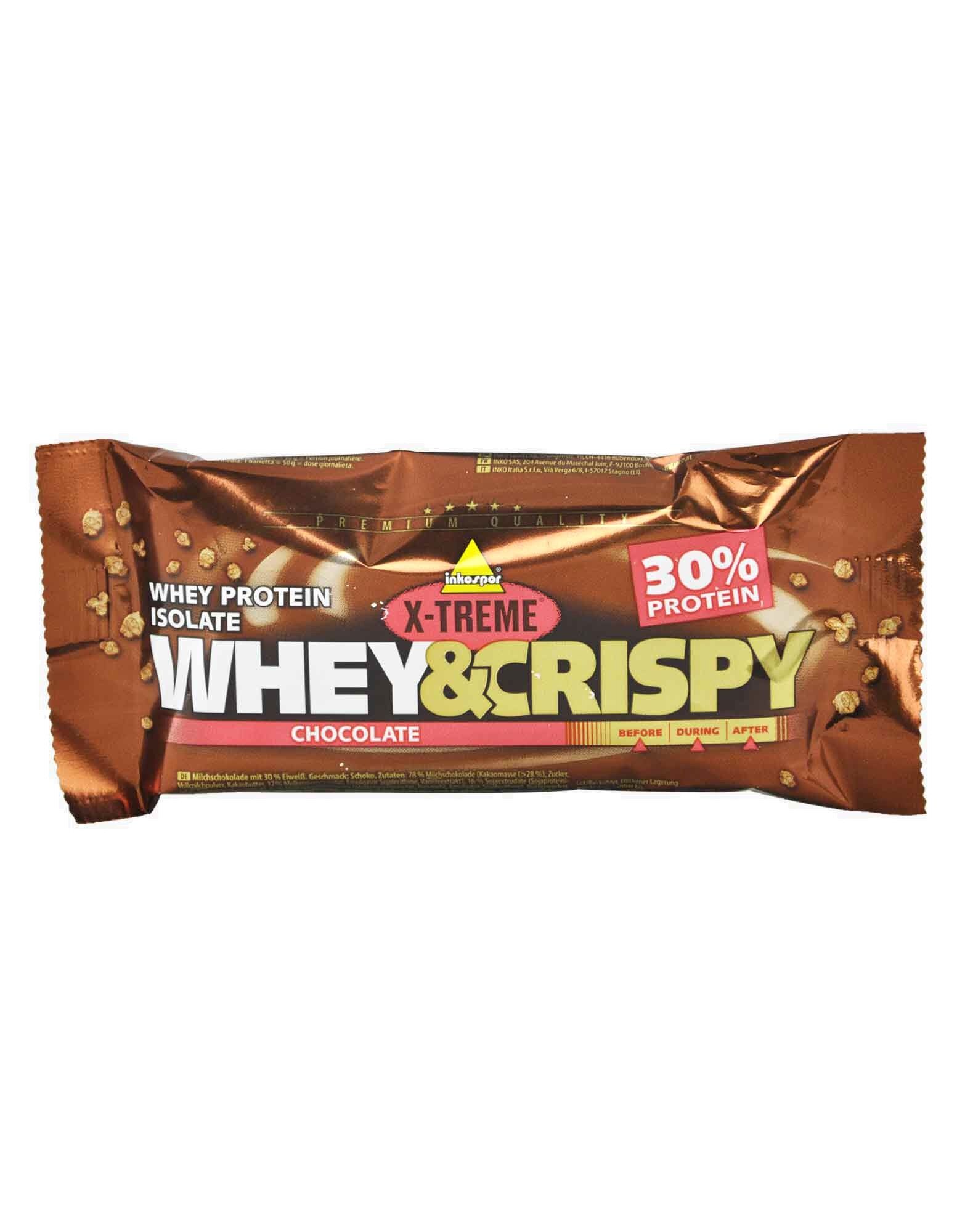 INKOSPOR X-Treme Whey&crispy 1 Barretta Da 50 Grammi Cioccolato Bianco