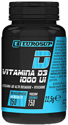 EUROSUP Vitamina D3 1000ui 150 Microcompresse