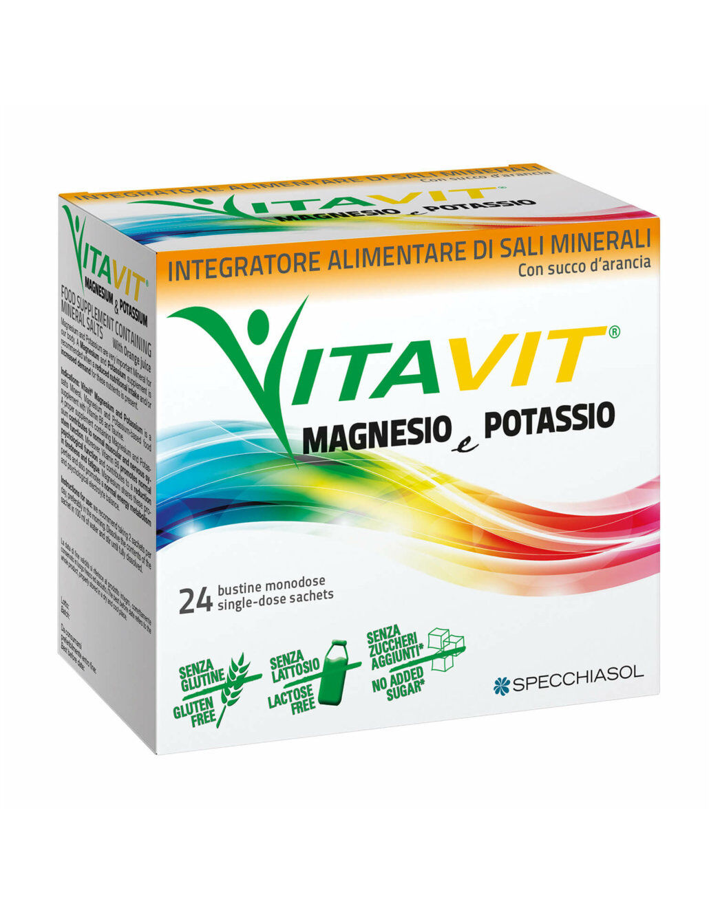 SPECCHIASOL Vitavit Magnesio E Potassio 24 Bustine Da 2,9 Grammi
