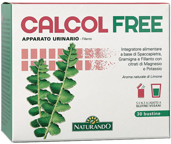 NATURANDO Calcol Free 30 Bustine Da 5,5 Grammi Limone