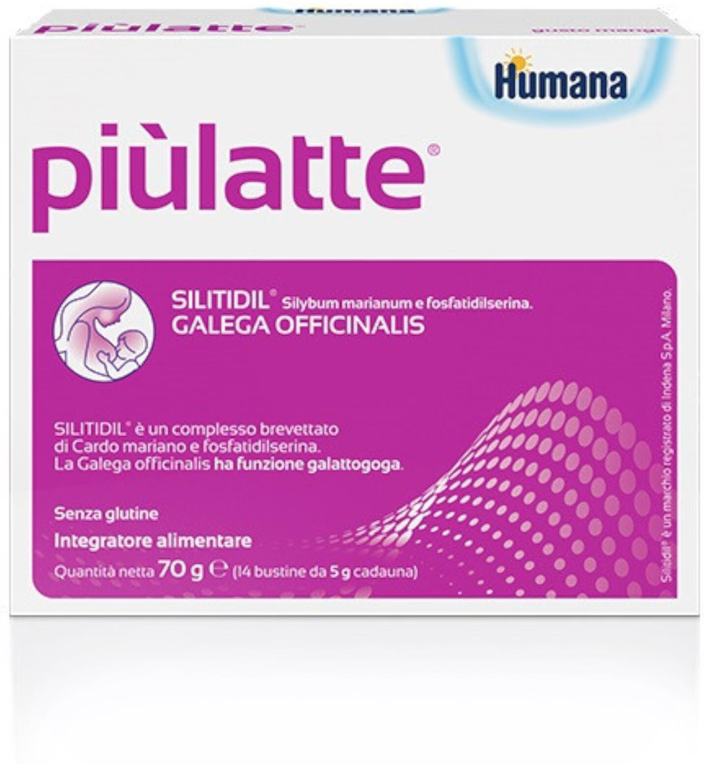 Humana Piùlatte 14 Bustine Da 5 Grammi