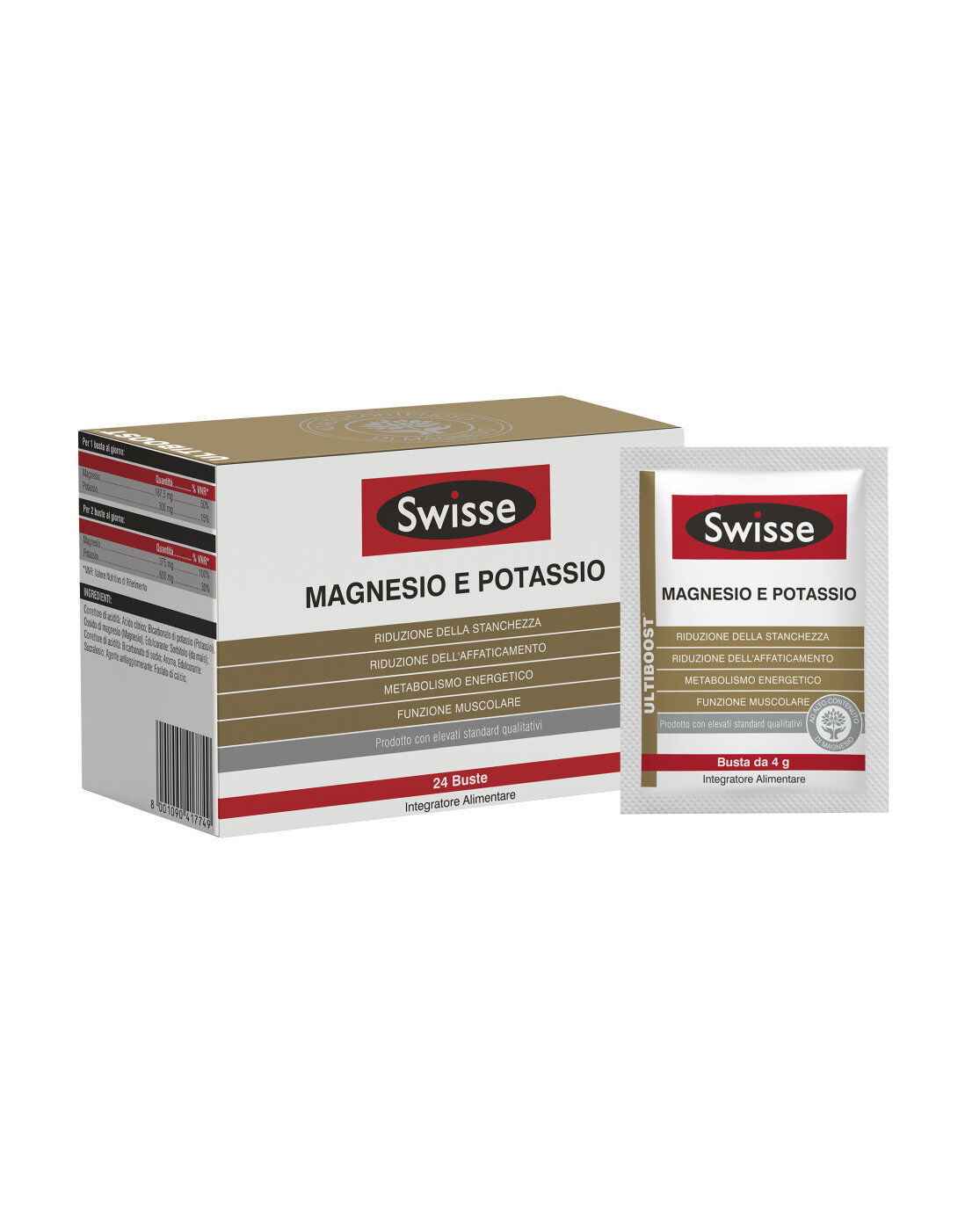 SWISSE Magnesio E Potassio 24 Buste