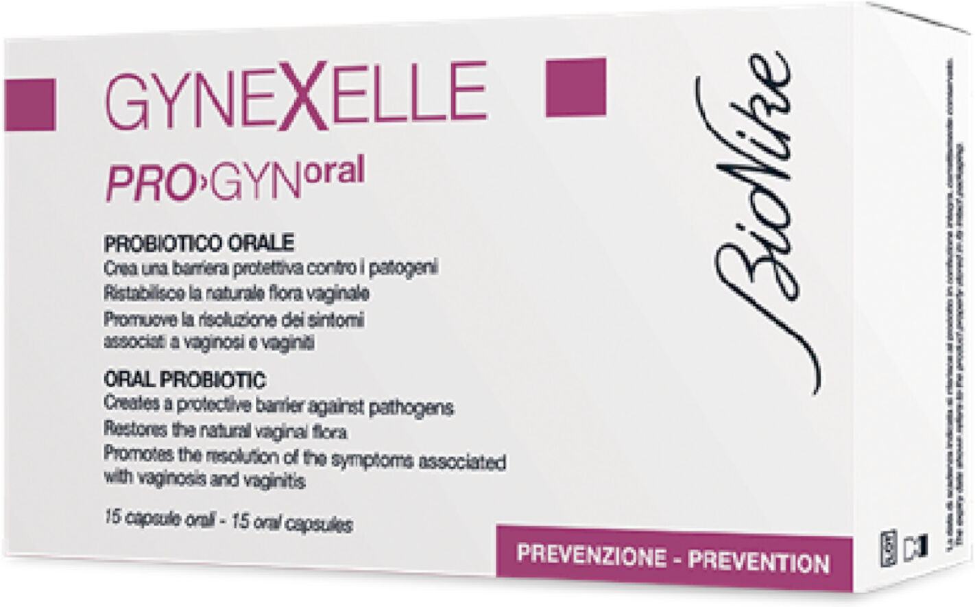 BIONIKE Gynexelle Progyn Oral 15 Compresse