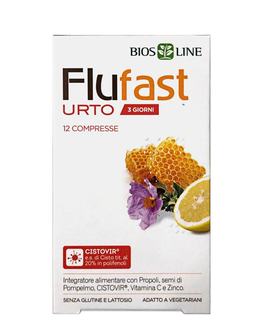 BIOS LINE Flufast - Urto 12 Compresse