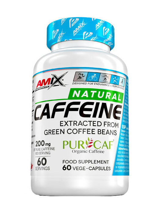 AMIX Natural Caffeine 60 Capsule Vegetali