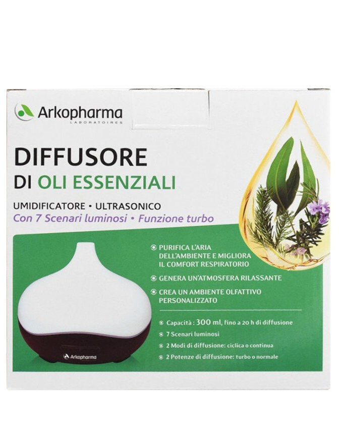 ARKOPHARMA Diffusore Di Oli Essenziali - Umidificatore Ultrasonico