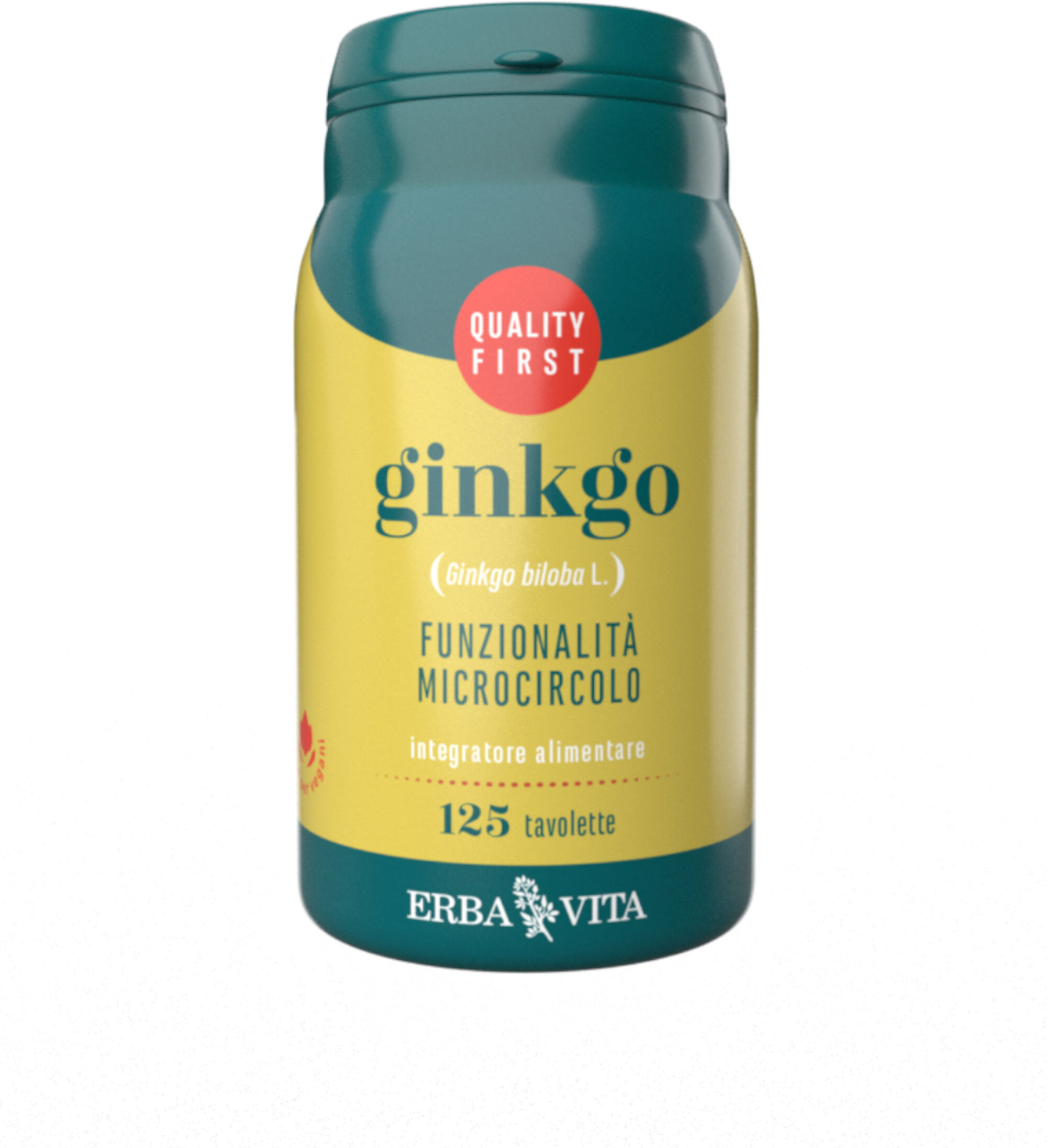 ERBA VITA Ginkgo 125 Tavolette