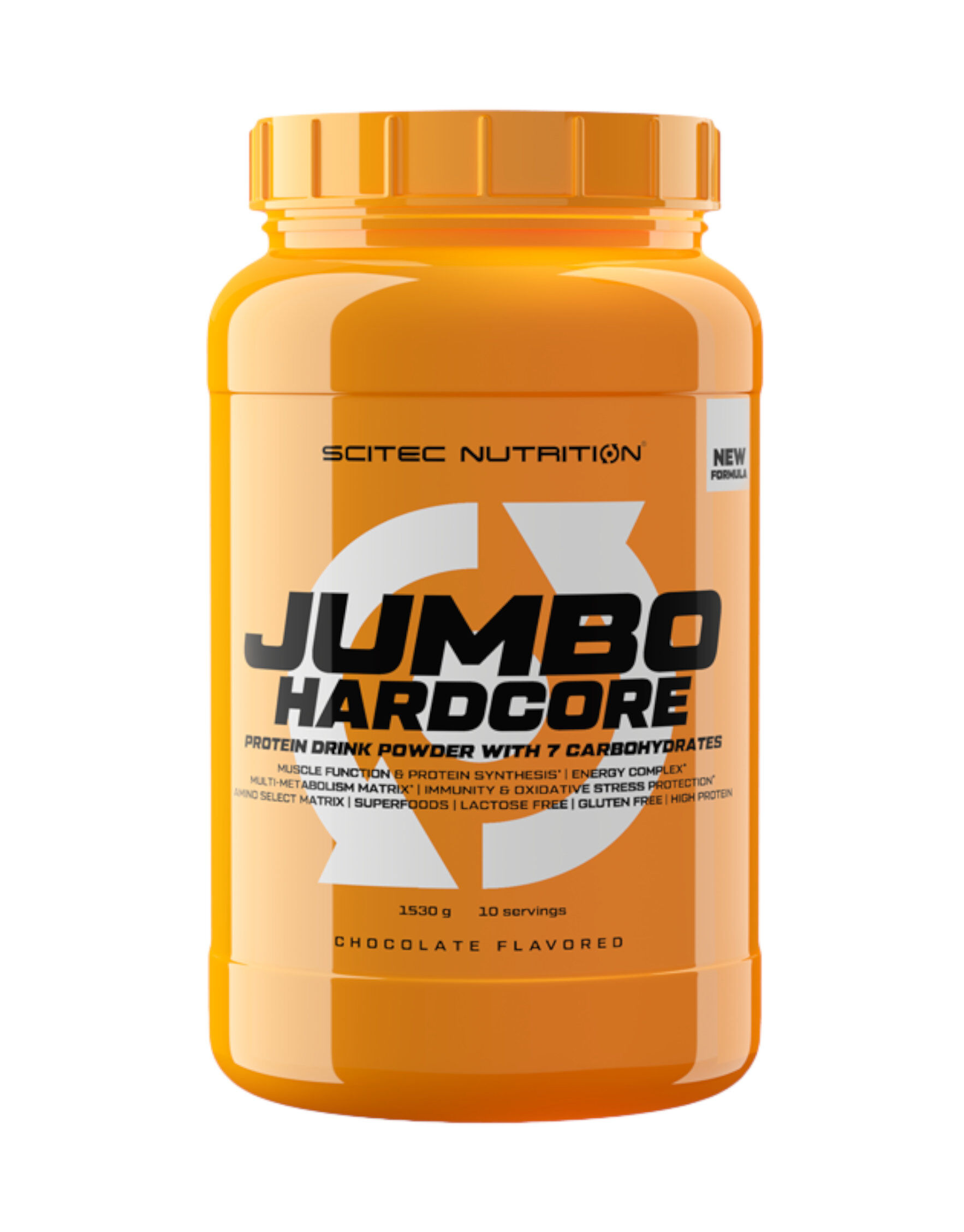 SCITEC NUTRITION Jumbo Hardcore - New Formula 1530 Grammi Cioccolato Bianco Granell.