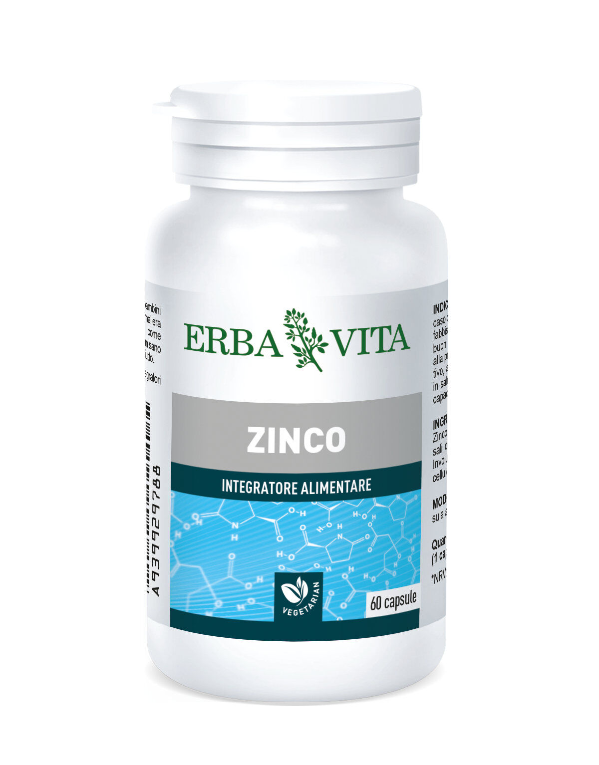 ERBA VITA Minerali - Zinco 60 Capsule