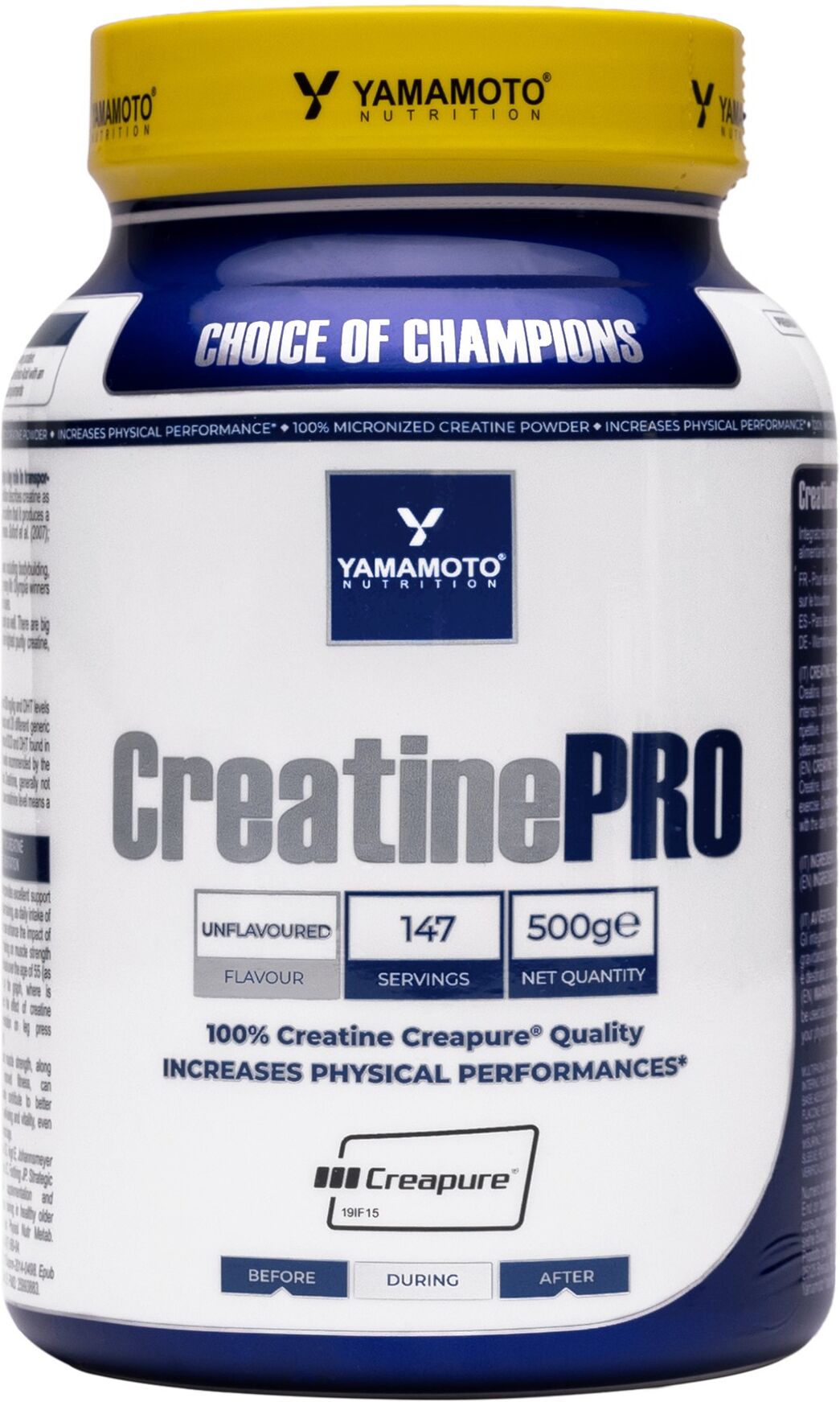 YAMAMOTO NUTRITION Creatinepro Creapure® 500 Grammi