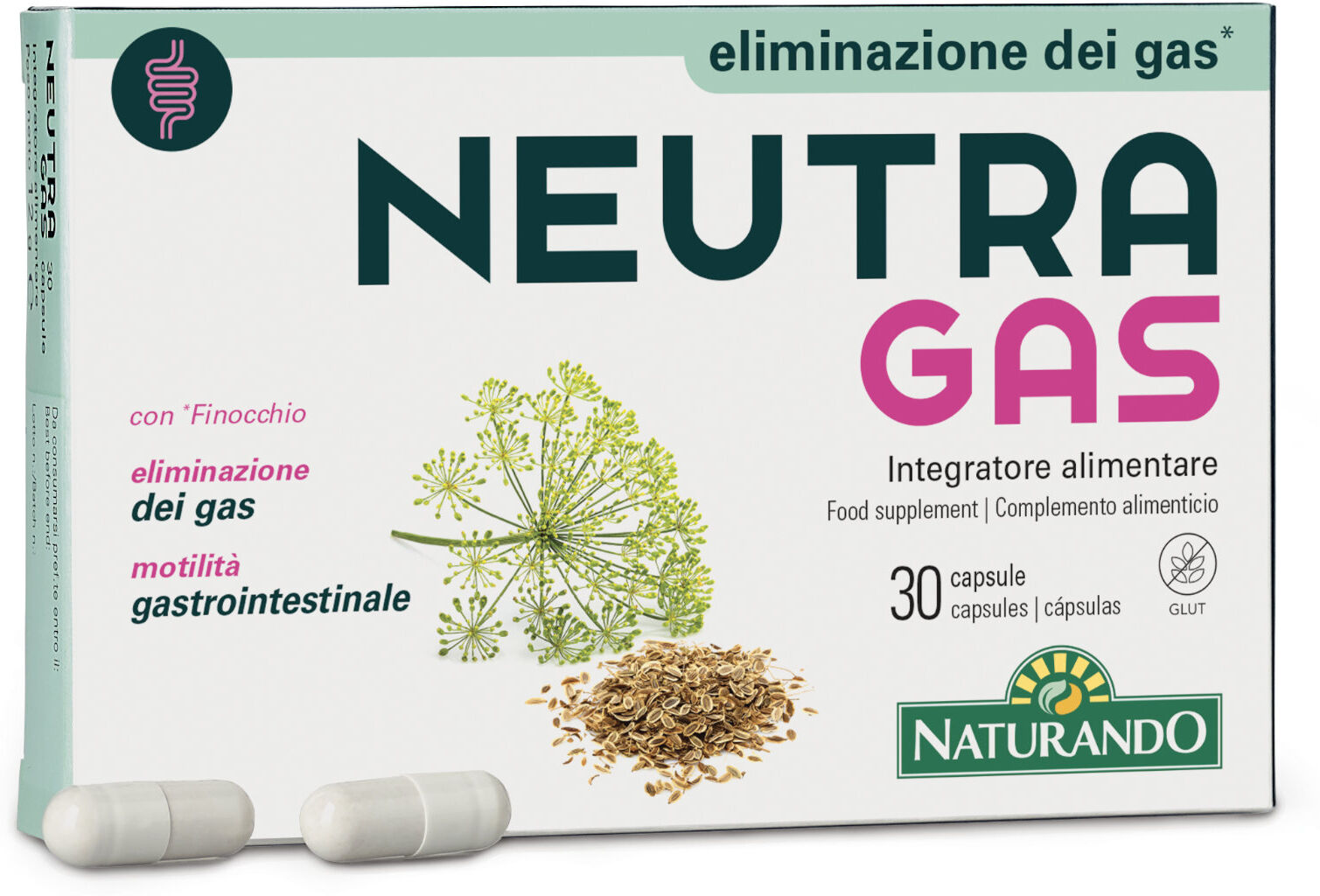 NATURANDO Neutragas 30 Capsule