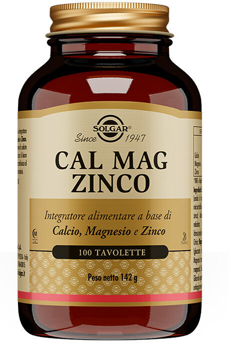 SOLGAR Cal Mag Zinco 100 Tavolette