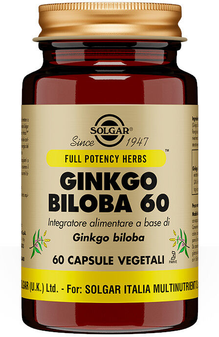 SOLGAR Ginkgo Biloba 60 60 Capsule Vegetali