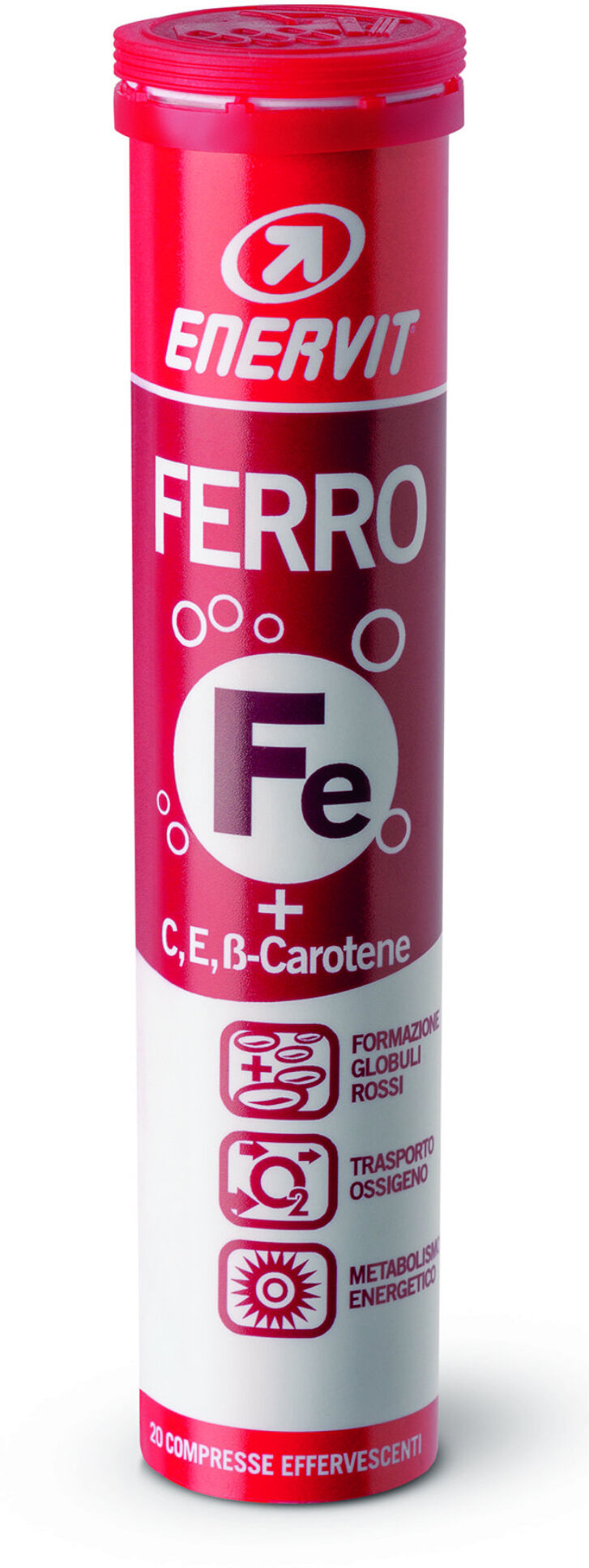 ENERVIT Ferro + C,E,B-Carotene 20 Compresse Effervescenti