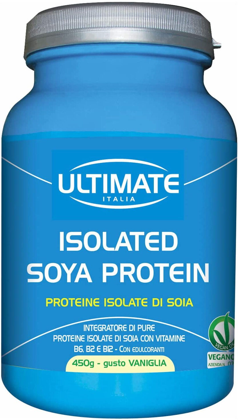 ULTIMATE ITALIA Isolated Soya Protein 450 Grammi Vaniglia