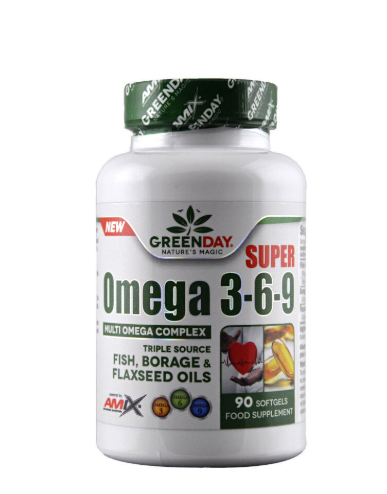 AMIX Green Day - Super Omega 3-6-9 90 Perle Softgels